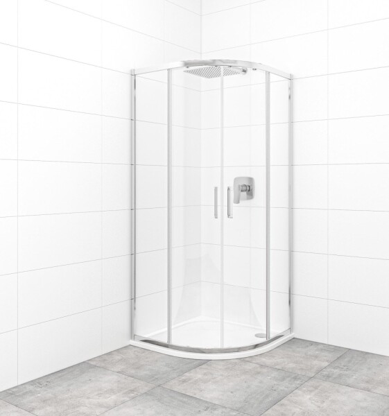 Sprchovací kút štvrťkruh 80x80 cm SAT TEX SATBKTEXS80CRT SATBKTEXS80CRT