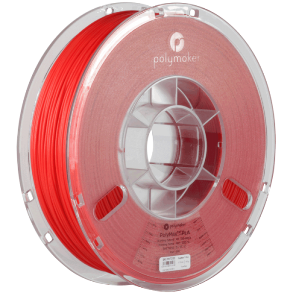 Tough PLA PolyMax filament červený 1,75 mm Polymaker 750 g
