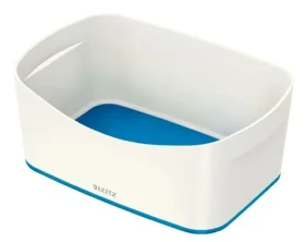 Leitz MyBox Stolný box bielo-modrá / 246 x 98 x 160 (52571036)