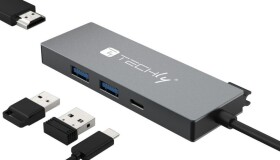 Techly Techly Hub USB-C 4 in 1