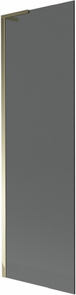 MEXEN/S - Next L vaňová zástena FIX 60 x 150, grafit, zlatá 895-060-000-03-40-50