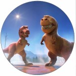 Jedlý papier Vľúdny dinosaurus tyranosaurus 19,5 cm - Pictu Hap - Pictu Hap