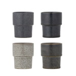 Bloomingville Hrnček Ewan Brown 150 ml – set 4 ks