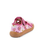 Dievčenské plátené barefoot prezuvky CANVAS T-BAR FLOWERS Froddo G1700439-4 - 36