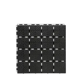 PROSPERPLAST Záhradné dlaždice EASY SQUARE 9ks čierna / 40 x 40 cm (IES40-S411)