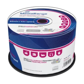 MediaRange CD-R 700MB 52x spindl 50ks / Inkjet Printable (MR208)