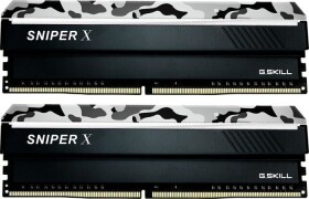 G.Skill Sniper X Series 32GB (2x16GB) 3200 MHz Urban čierna / DDR4 / CL 16 / 1.20V / XMP 2.0 / Non-ECC / Un-Registred (F4-3200C16D-32GSXWB)