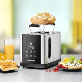 Rommelsbacher Sunny TO 850 nerez/čierna / Hriankovač / 800 W / 2 hrianky / 9 stupňov zhnednutie (TO 850)