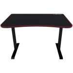 Arozzi ARENA FRATELLO / Henie stôl / čierny s červeným okrajom / D: 114cm / Š: 78cm / V: 72,5cm (ARENA-FRATELLO-BK)