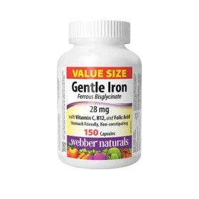 Webber Naturals Gentle Iron 28 mg 150 cps (17747)