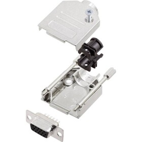 Encitech DTZK09-HDS15-K 6355-0012-11 sada D-SUB zásuvková lišta 180 ° Pólov: 15 spájkovaný 1 sada; 6355-0012-11