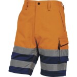 Reflexné pracovné bermudy Delta Plus PHBE2 Farba: Oranžová fluo, Veľkosť: XL (PHBE2OMXG)