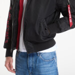 Bunda Alpha Industries MA-1 D-Tec Sleeve Embroidery Black/ Red M