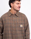 Carhartt WIP L/S Bagley Shirt Bagley Check, Hamilton Brown L
