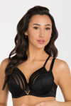 Dámska podprsenka K810 Yoko Black - Gorsenia 75G černá