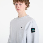 Mikina adidas Equipment Rib Crewneck Sweatshirt Light Grey Heather XXL