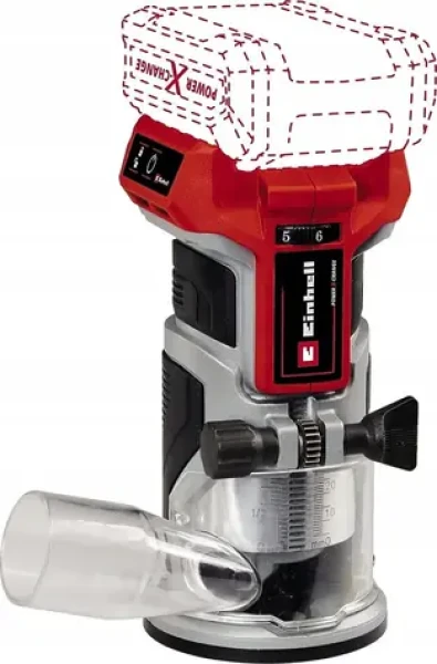 Einhell TP-ET 18 Li BL - Solo / Aku hranová fréza / 18V / 10000-30000 ot/min / bez aku a nabíjačky (4350412)