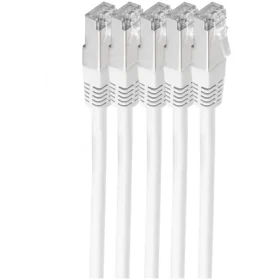 Shiverpeaks Cat6 biela / Patch kábel / S/FTP / LSZH / 1 m / RJ-45 (BS75711-HW-SET5)