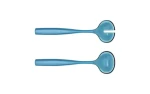 Guzzini DOLCEVITA tyrkysová / Šalátový príbor / bioplast / 28 cm (29730148)