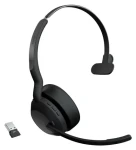 JABRA Evolve2 55 UC Mono + Link380a čierna / Mono slúchadlo / mikrofón / ANC / Bluetooth / USB-C (25599-889-999)