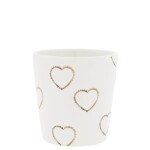 Bastion Collections Keramický latte hrnček Hearts Allround 240 ml