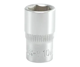 YATO YT-1409 Nástrčný kľúč šesťhranný 1|4 krátky / Veľkosť 10 mm / Dĺžka 25 mm / CrV 50BV30 (YT-1409)
