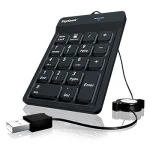 Keysonic ACK-118BK čierna / Numerická klávesnica / Silikónová / USB / 18 kláves (22084)