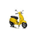 Mamido Detský elektrický skúter Vespa ROMA žltý