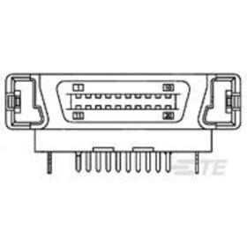 TE Connectivity 787653-4 1 ks Tray; 787653-4