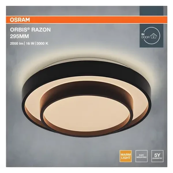 OSRAM LED stropné svietidlo D295 / Stropné svietidlo / 16W / 1000lm / 3000K (4099854624827)