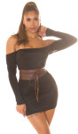 Sexy waist belt in leather look Einheitsgroesse