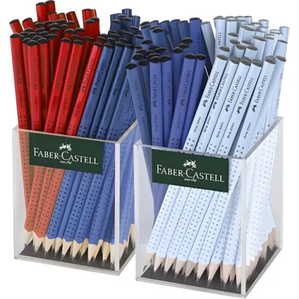 Faber-Castell Grip 2001 / Grafitová ceruzka / trojhranná / B / mix farieb / 144 ks (117040)