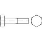 TOOLCRAFT 146926 HV skrutky šesťhranné M30 90 mm vonkajší šesťhran DIN 14399 ocel pozinkované žiarom 1 ks; 146926