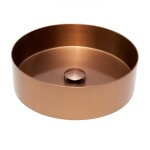 Umývadlo na dosku vo farbe rose gold SAT Aurum 38x38 cm bez prepadu SATAUR3838BRG SATAUR3838BRG