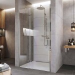 Mereo Sprchové dvere, Novea, pántové, 90x200 cm, chróm ALU, sklo Číre, ľavé prevedenie CK10211ZL