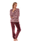 Dámske pyžamo Flora 6456 mave wine - Vestis M