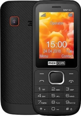 Maxcom MM142 DualSim čierna / 2.4 "/ 0.3MPx / DualSim / microSD / Bluetooth / 3.5mm Jack (MM142)