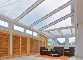Polykarbonátová doska (číra) – Guttagliss DUAL BOX 6 mm Guttagliss DUAL BOX 6 mm - čirá (4000 x 1050 mm) – 4,2 m2
