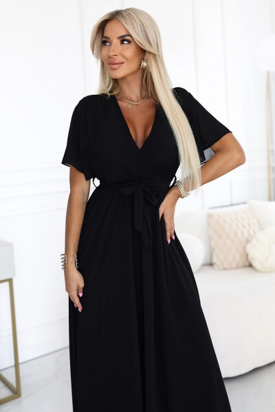 Dámske šaty 545-5 - Numoco basic černá Univerzální