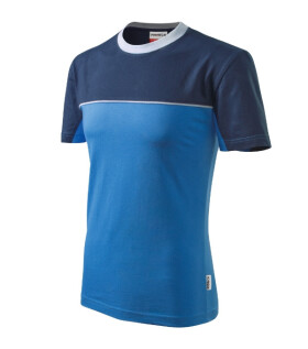Tričko Colormix unisex azúrovo modré L