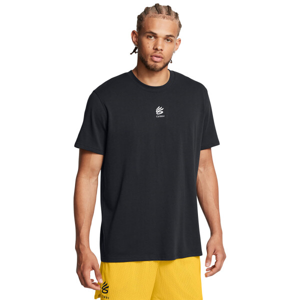 Tričko Under Armour Curry Hvyweight Logo Tee Black L