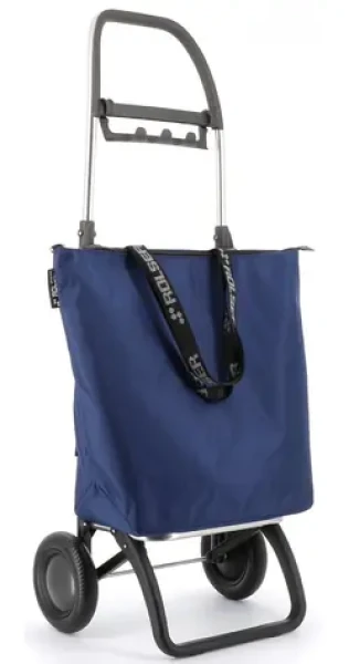 Rolser Mini Bag MF 2 Logic tmavo modrá / Nákupná taška / skladacia / 2 kolieska / objem 15-21 l