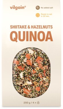Vilgain Quinoa s shiitake a lieskovými orieškami – 250 g