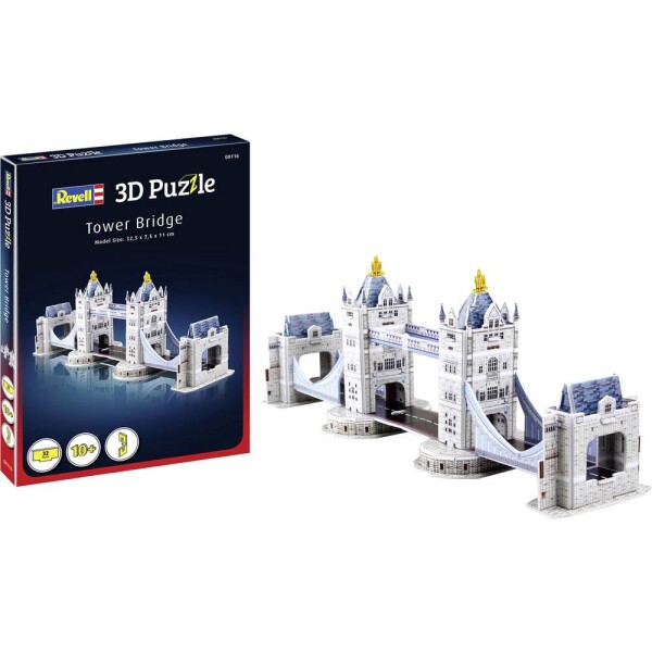 Mini 3D puzzle Tower Bridge 00116 Mini Tower Bridge 1 ks; 00116 - Revell 3D Puzzle Tower Bridge 32 ks