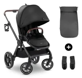 Hauck Comfort N Care čierna / športiak + nánožník / adaptér na autosedačku (HK165577)