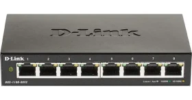 D-Link DGS-1100-08V2 / Switch / 8x Gigabit RJ45 / SMART managed / fanless (DGS-1100-08V2/E)