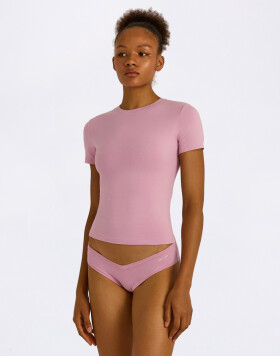Organic Basics Flex Tee Lavender Mist L