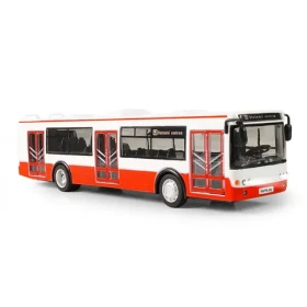 Rappa 240650 Autobus ktorý hlási zastávky česky 28 cm červená
