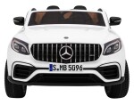 Mamido Elektrické autíčko Mercedes GLC 63S 4x4 LCD dvojmiestne biele