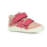 Ricosta Patti Powder/Rosewood detské členkové barefoot tenisky 23 EUR